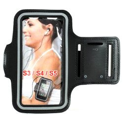 Samsung Galaxy S5 S4 S3 Sports Armband (Black)